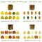Wrapables Decorative Fall Leaves Washi Tape Stickers Colorful Autumn Leaves for Scrapbooking, Stationery, Diary, Card Making, Arts & Crafts, 4 Rolls (200 Pieces Total)